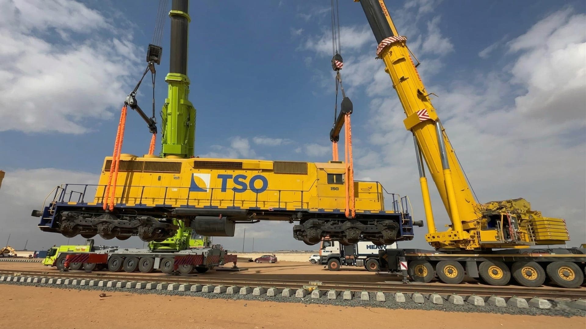 Industrial lifting project background